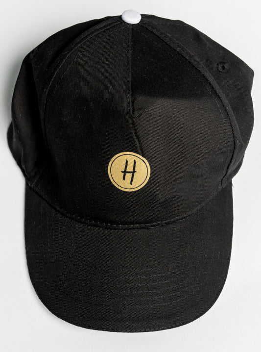 H tennis Cap black - Gold edition