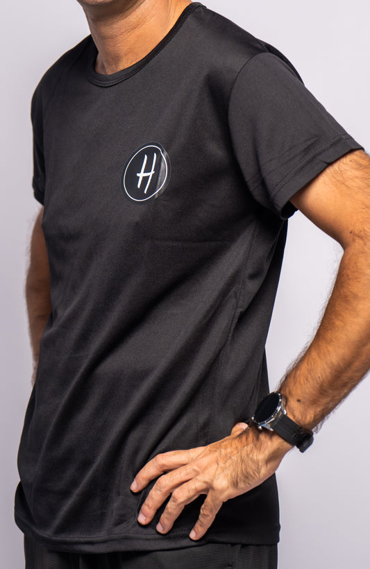 H Tennis t-Shirt Black training